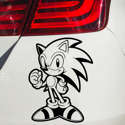 Sonic Retro 13 cm  Aufkleber Style Tuning Special Edition Sticker Auto  S/W