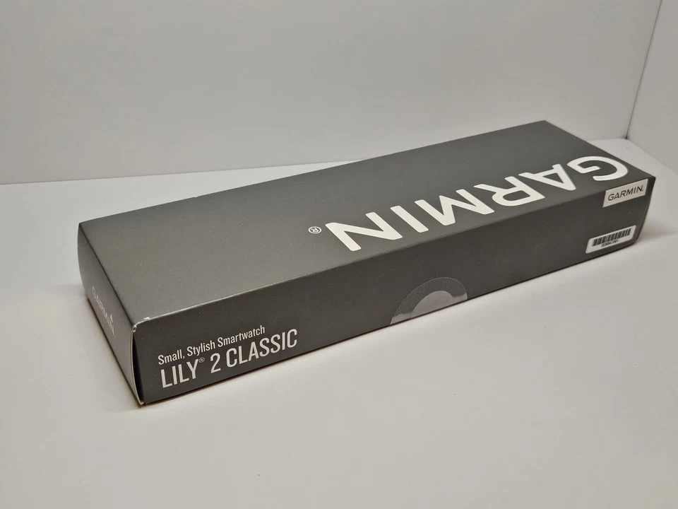 NEW Garmin Lily 2 Classic Watch, Cream Gold with Tan Leather Band 010-02839-02 - Image 3 of 4