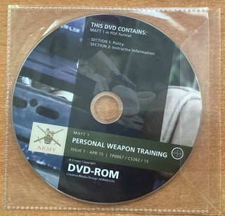 MATT 1. PERSONAL WEAP0N TRAINING. British Army Training DVD ROM 2015