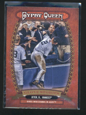 DEREK JETER 2013 TOPPS GYPSY QUEEN GLOVE STORIES AD4035