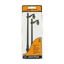 Woodland Arched Cast Iron Street Lights (2) - Model Railroad Lighting Kit - O