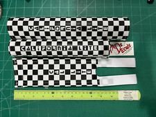 California lite white Bmx pads padset 3 piece