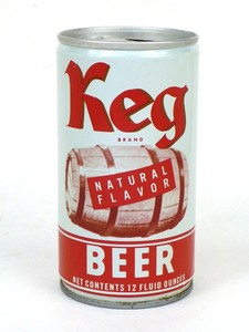 1970s California General Los Angeles Keg Beer Crimped 12oz Can Tavern Trove Ebay