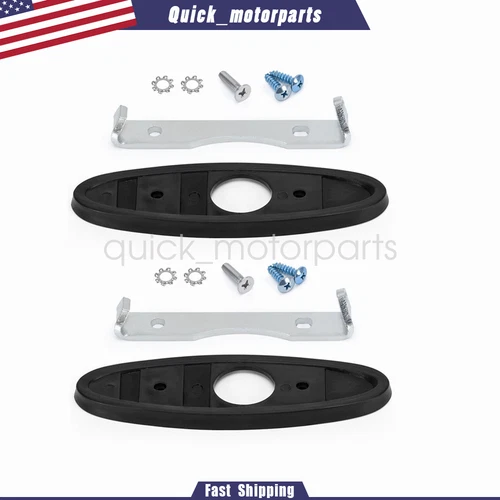 Outside Bullet Mirror Mounting Kit For 1970-1981 Firebird Camaro Nova GTO 442