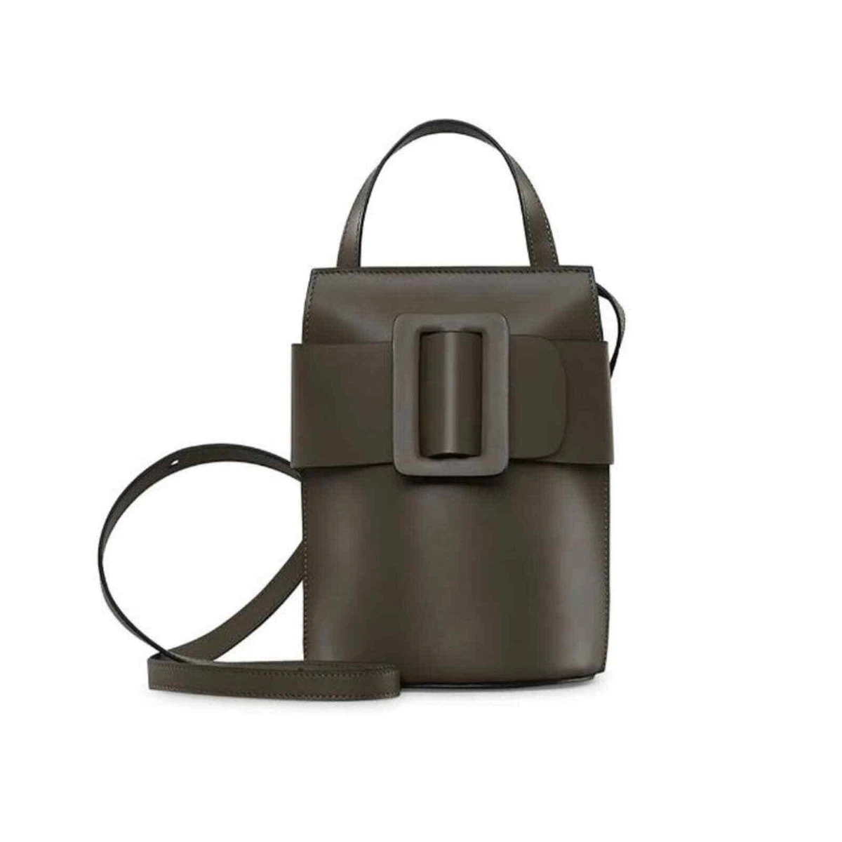 Buckle pouchette leather handbag by Boyy