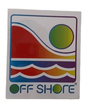 OFFSHORE SURF STICKER VINTAGE Surfing Decals Rip Curl MAYHEM STICKER LOST Almond