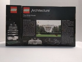 LEGO Architecture White House 21006 Used w/ Box & Instructions 99% Comp See Desc