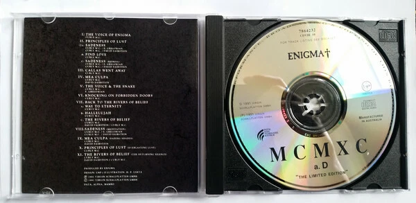 ENIGMA ー MCMXCa.D. The Limited Edition | www.alanyazin.com