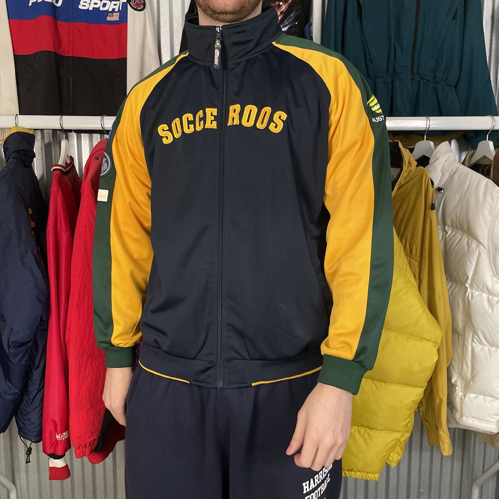 Australian Football Track Jacket Socceroos Sports Ful… Gem