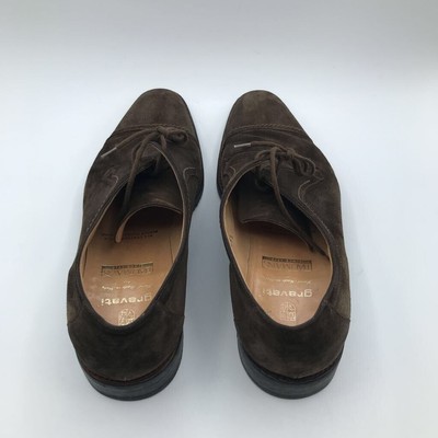 Gravati Hand Made in Italy for Baumans Brown Suede Leather 