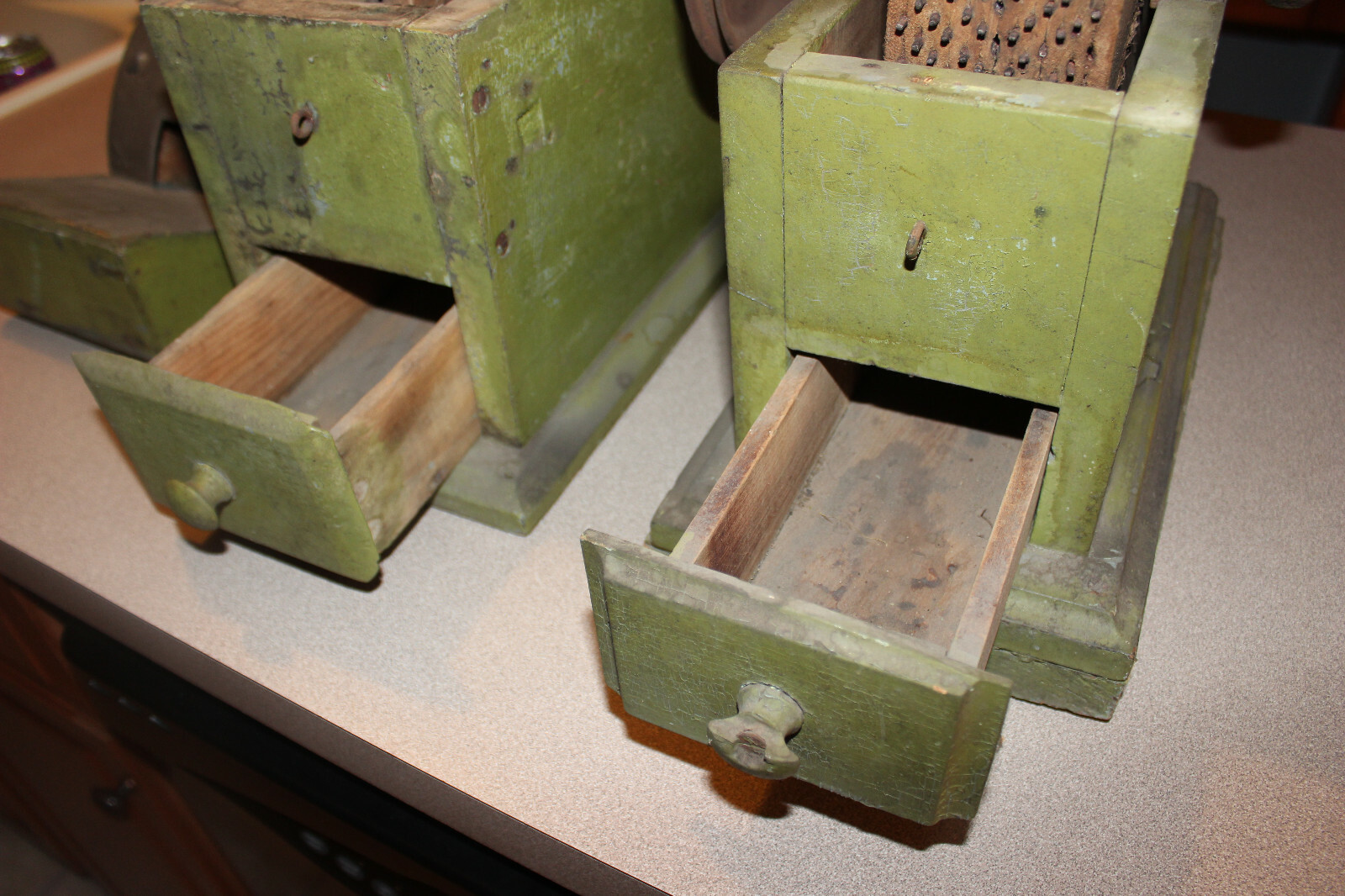 RARE Antique 19th Century Central Pennsylvania Dual Horseradish Grinder