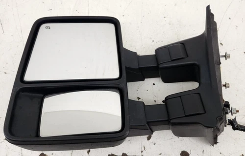 2008 FORD F250SD DRIVER LH SIDE DUAL ARMS POWER HEATED DOOR MIRROR W/ SIGNAL OEM