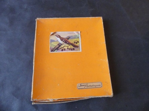 VINTAGE JEU DE SOCIETE BOITE DE 6 BABY PUZZLES SUR LES OISEAUX - 第 1/8 張圖片