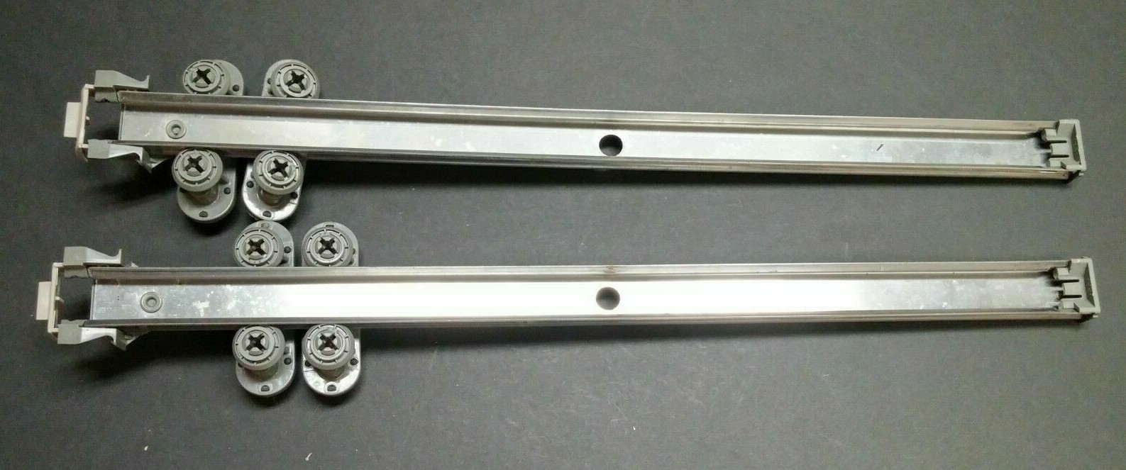 Whirlpool Dishwasher Top Dish Rack Slide Rail Rollers End Cap (LEFT
