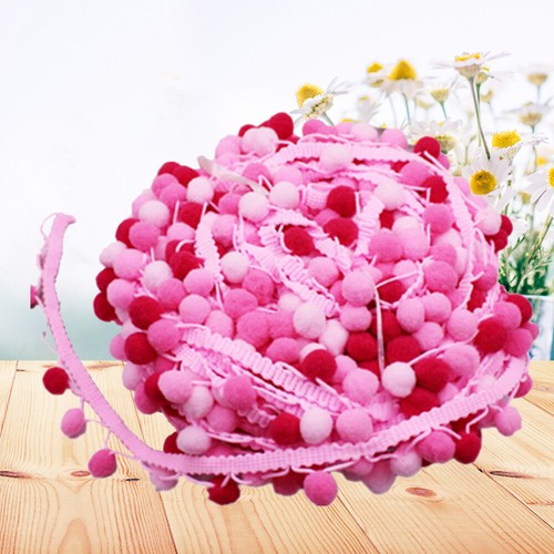 4 .5m Striped Curtains Plush Fabric White Lace Ribbon DIY Sewing eBay