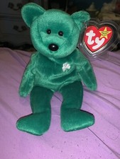 TY Retired 1997 Beanie Babies Erin With Errors