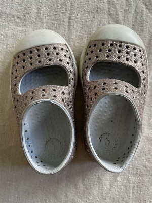 Native Mary Jane Juniper Rose Gold Size C4 Cute Sweet Glitter Shoes