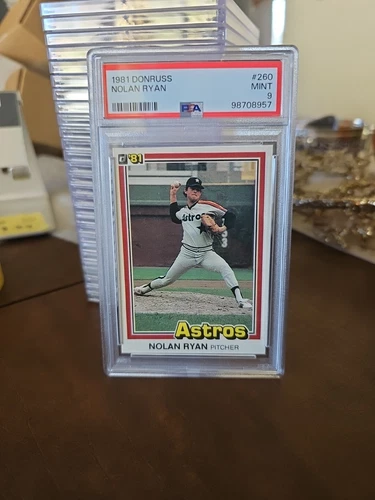 1981 Donruss Nolan Ryan #260 PSA 9