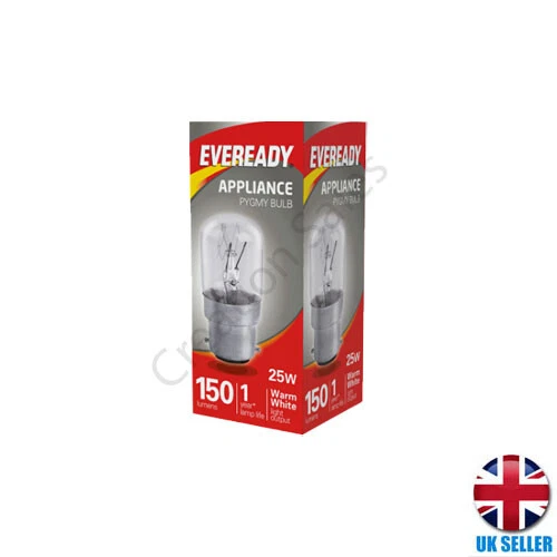 Appliances Bulb Universal Pygmy Light 25W Sign Lamp B22 BC Bayonet Cap Dimmable
