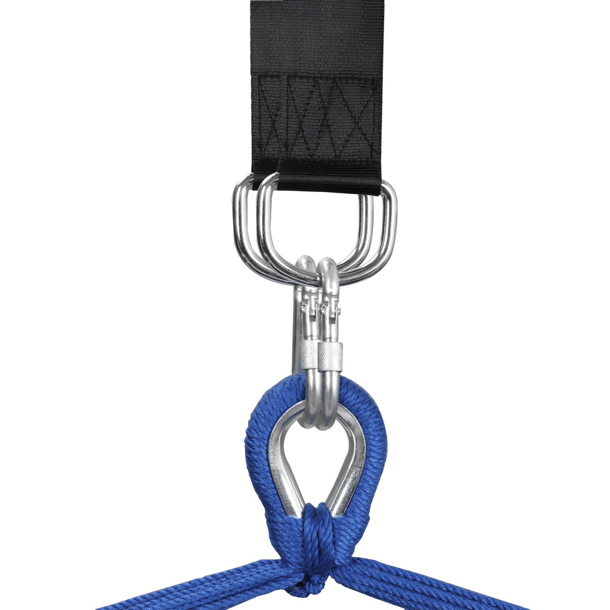 SEGAWE Round Spider Swing Net With Hanging Straps - 48" Diameter, Up To 600 Lbs, Kids Outdoor Play