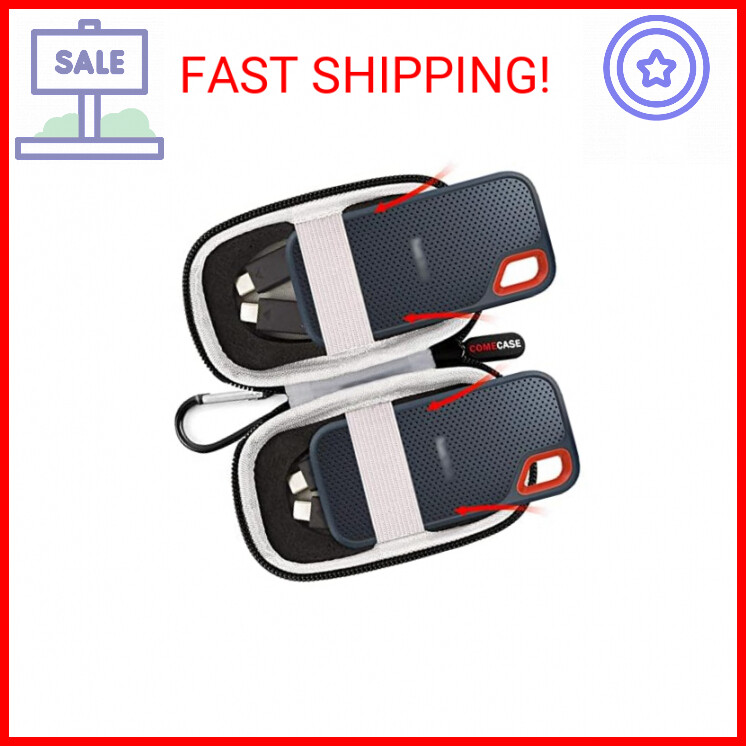 External Hard Drive Case for SanDisk Extreme Portable SSD 1TB 2TB 4TB 500GB Exte-image