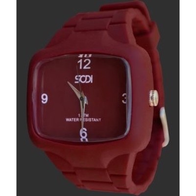 unisex fashion silicone rubber sport watches