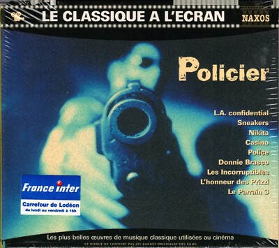 CD OST LE CLASSIQUE A L'ECRAN - POLICIER  CD ALBUM NAXOS / HNH DIGI /NEU! & OVP!
