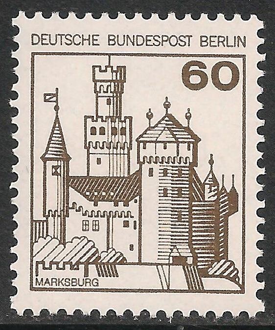 クロンシュタット sp Germany Berlin #9N397 (A97a) VF MNH - 1977 60pf Marksburg