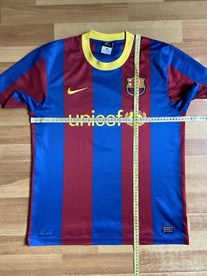 Maillot Domicile FC Barcelone Saison 2010-2011 - Taille S - Occasion (porté Une Fois)