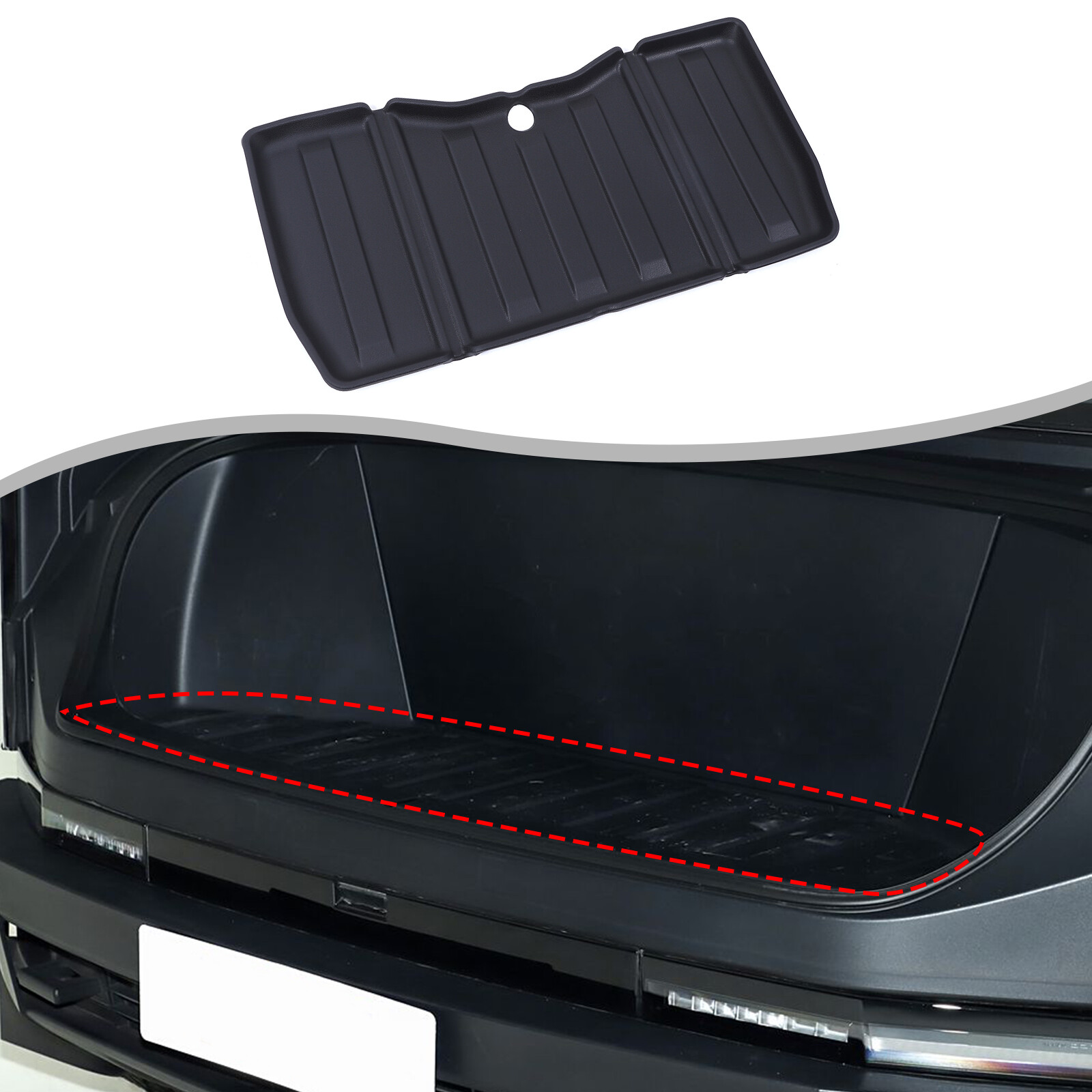 Non-slip TPE Trunk Mat Tray Cargo Liner Cover Fits For Tesla Cybertruck 2024+