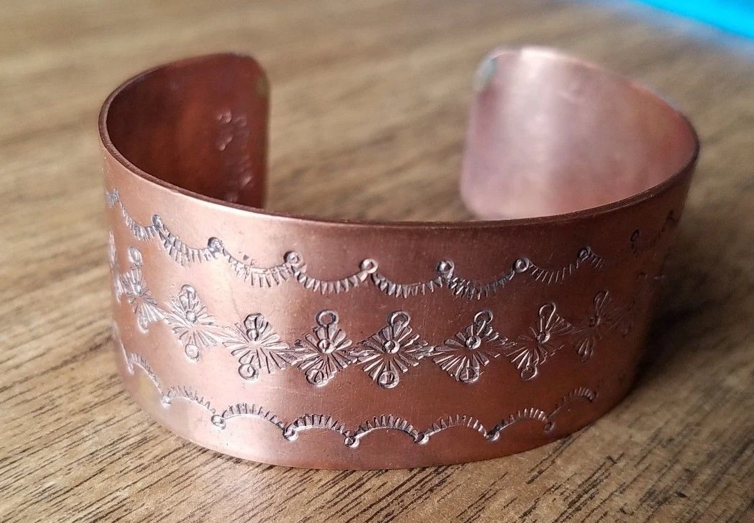 Native american clearance copper cuff bracelets