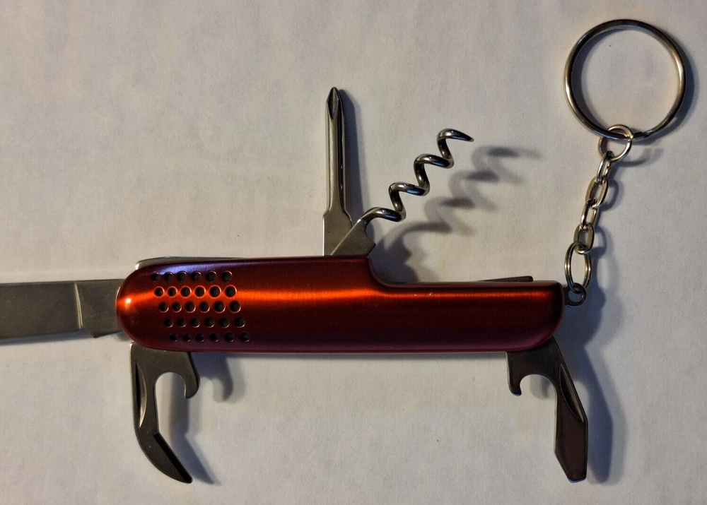 5-in-1 Stainless Steel Multi-Tool Pocket Knife 5-in-1 Stainless Steel Multi-Tool Pocket Knife
