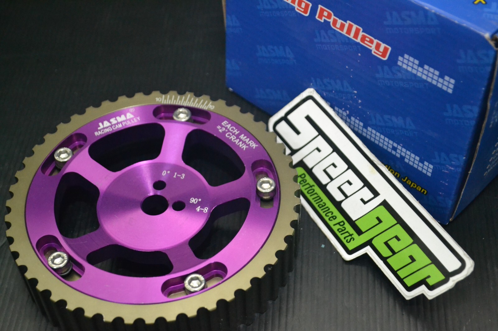 Purple Adjustable Cam Gear Exhaust 4G63 Lancer Evo 9 Mivec Turbo