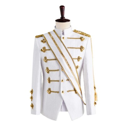 Jackson Victory Tour White Sequins Jacket