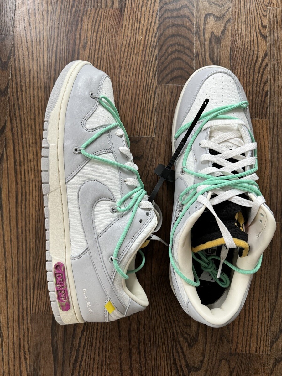 Size 15 - Off-White x Nike Dunk Low Lot 04 of 50 for sale online