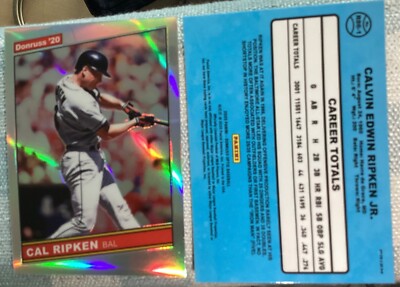 2020 Panini Donruss Optic Retro 1986 Holo Prizm Cal Ripken Jr #R86-1 HOF Orioles