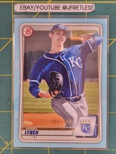 2020 Bowman Prospects Paper Baseball BP-84 Daniel Lynch Blue 355/499 Pre RC