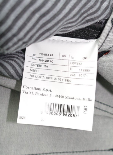 £595 CORNELIANI NWTS LUXURY DENIM JEANS UK 32 IT 52 MADE ITALY TROUSERS PANTS - Picture 14 of 19