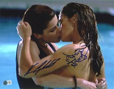 DENISE RICHARDS NEVE CAMPBELL SIGNED AUTOGRAPH WILD THINGS 11X14 PHOTO BECKETT