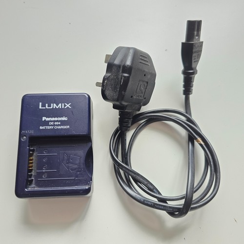 Genuine Panasonic Lumix Battery Charger DE-994 With Cable / Plug - Picture 4 of 4