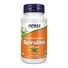 Spirulina 500 mg 100 Tabs By Now Foods