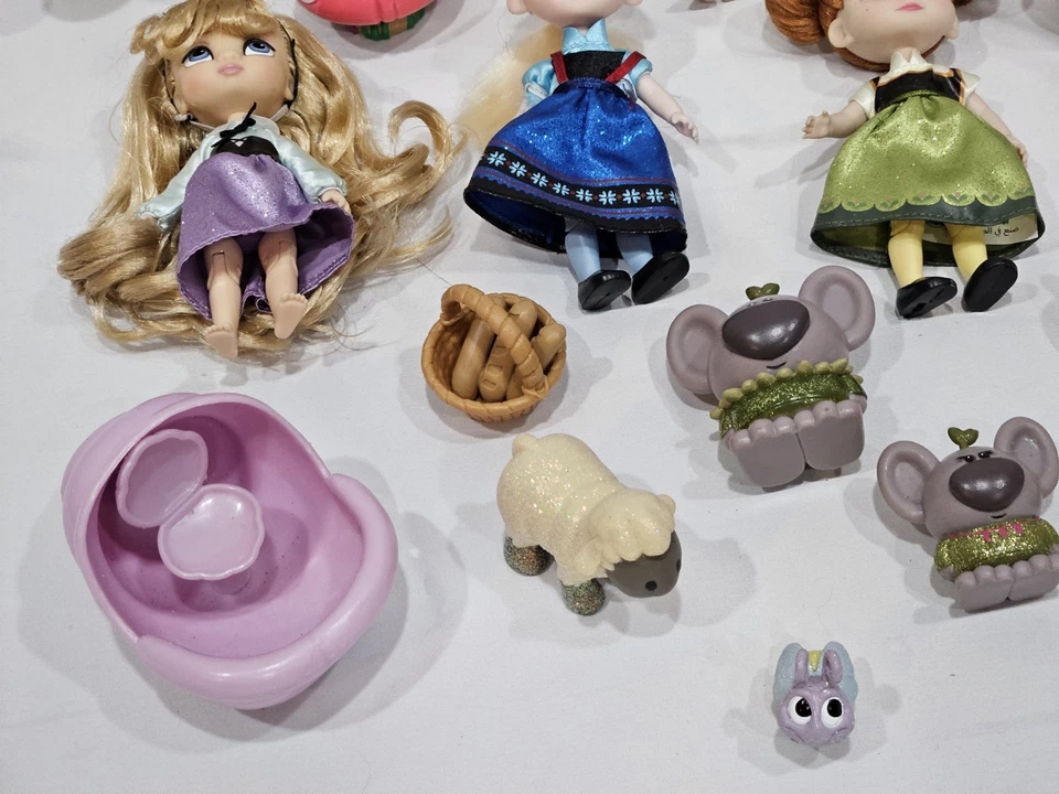 Lote Mini Muñecas Princesas Colección Animadores Disney - Accesorios y Amigos Foto 4 de 4