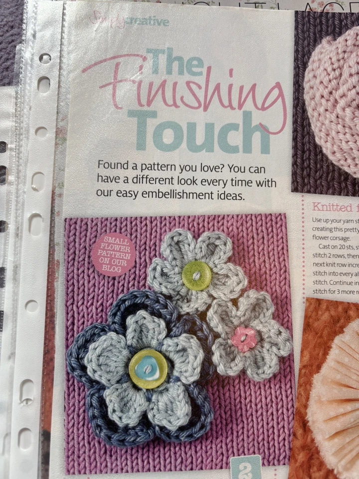 🧶KNITTING PATTERN The finishing Touch embellishments  - Image 3 of 3
