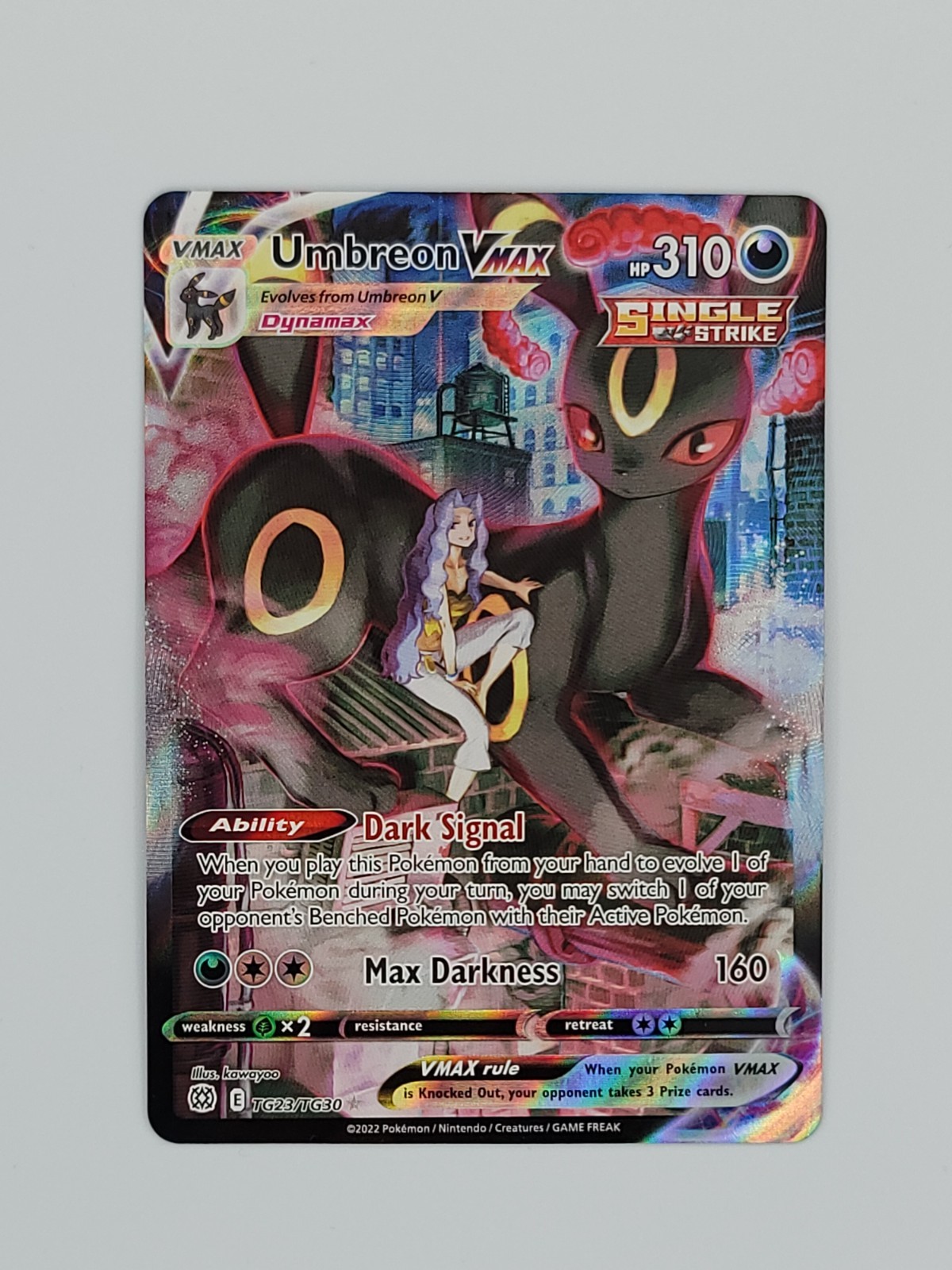 SWSH09 Brilliant Stars Trainer Gallery TG23/TG30 Umbreon Vmax Ultra Rare LP