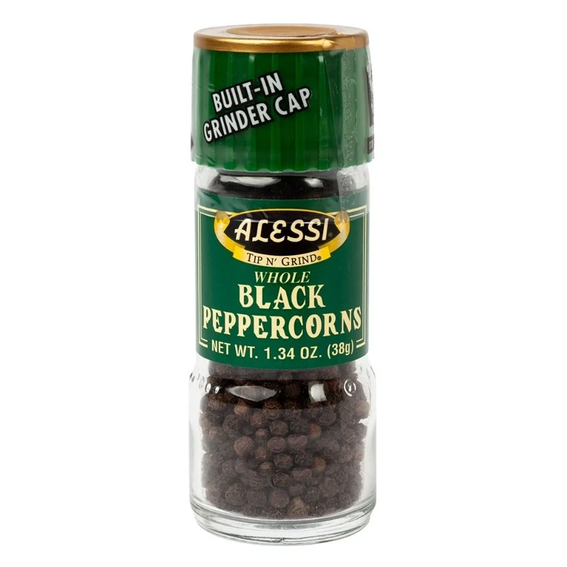 3x Alessi Grinder Whole Black Peppercorns Spice Kitchen Seasoning Bulk Lot 1.34o