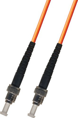 0.3M (1ft) Multimode Simplex Fiber Optic Patch Cable Cord (50/125) - ST to ST