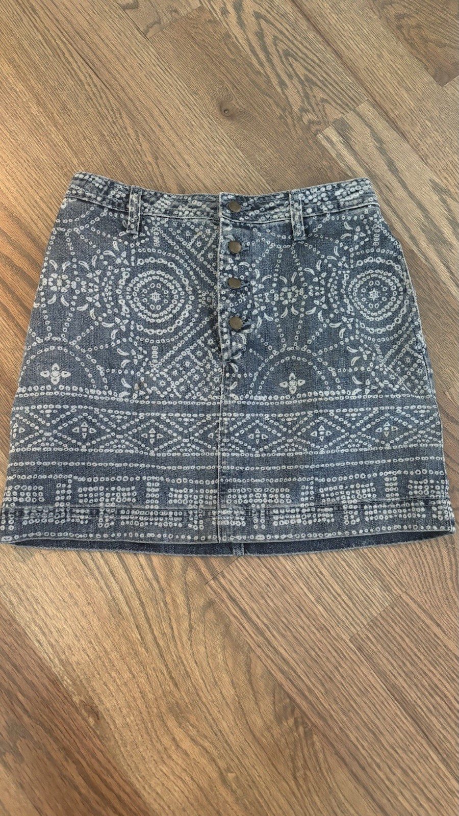 Free People Denim Mini Skirt Size 2
