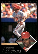 Barry Larkin 1992 Fleer #16 Cincinnati Reds MLB READ FREE SHIPPING AutographDen