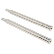 1 Pair Portable Telescopic Silver Sticks Props for Belly Dance Isis Wings