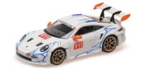 1:43 Minichamps Porsche 911 (992) Gt3Rs White With Orange Decor 2023 410062115 M